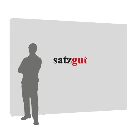 Textilfaltwand | 4 x 3 Felder gerade | einseitig bedruckt
