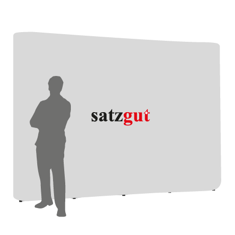 Pop-Up Faltwand | 4 x 3 Felder gerade | einseitig bedruckt