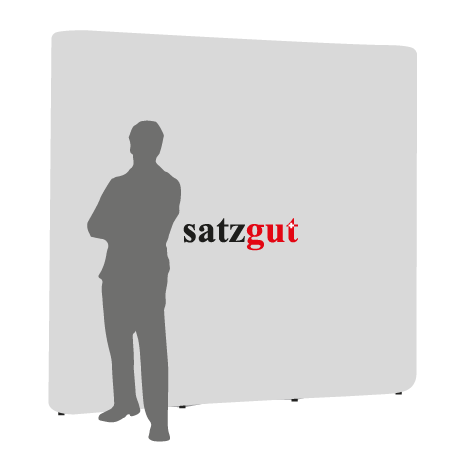 Pop-Up Faltwand | 3 x 3 Felder gerade | einseitig bedruckt