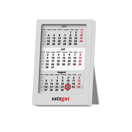3-Monatskalender DATA - MINI - Zweijahreskalender